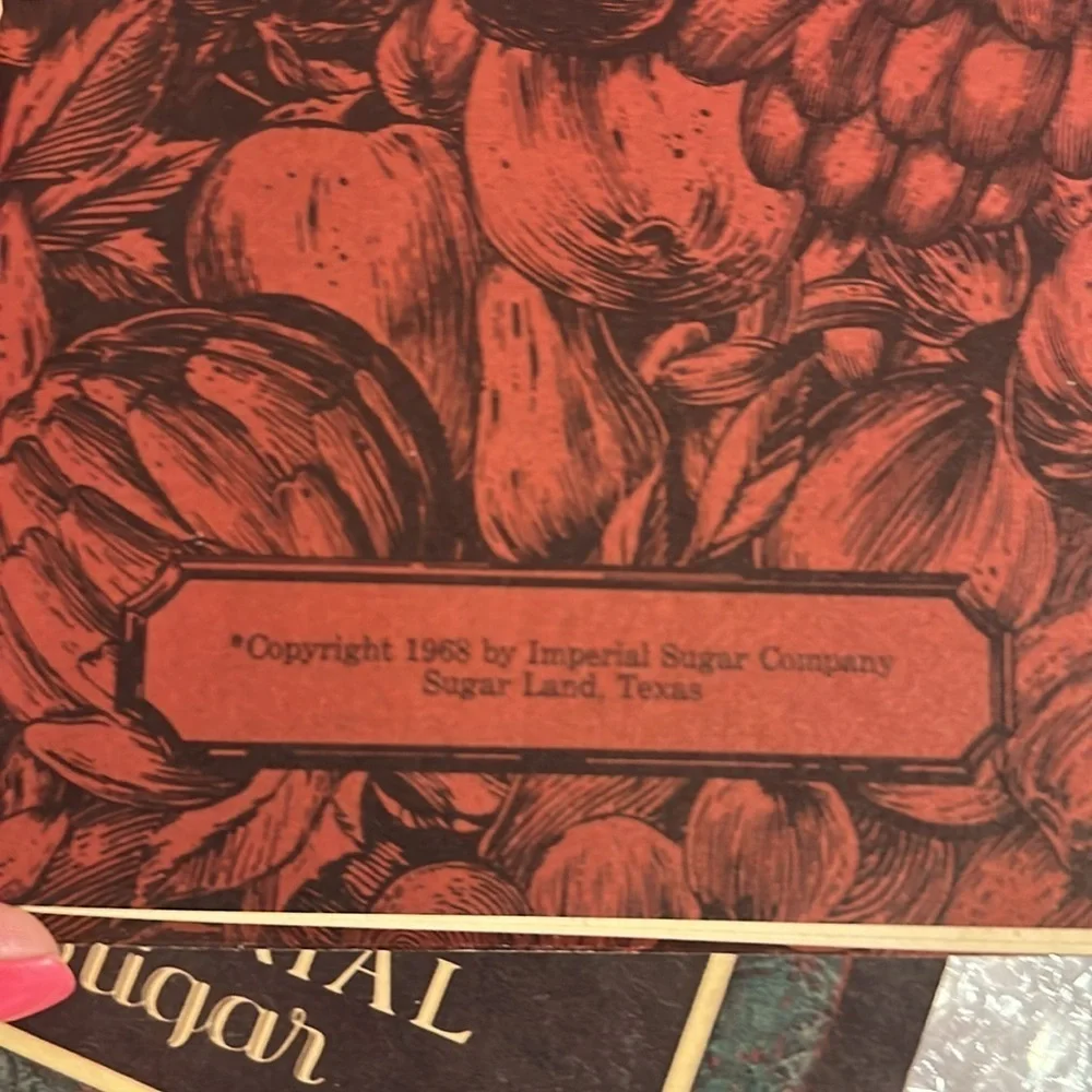Vintage imperial sugar cookbooks